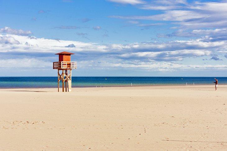 Torre de socorrista en Narbonne Plage