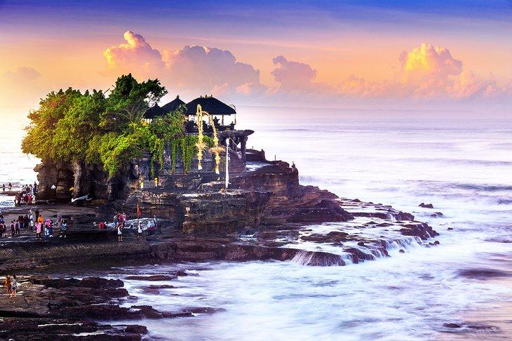 Sonnenuntergang am Purah Tanah Lot
