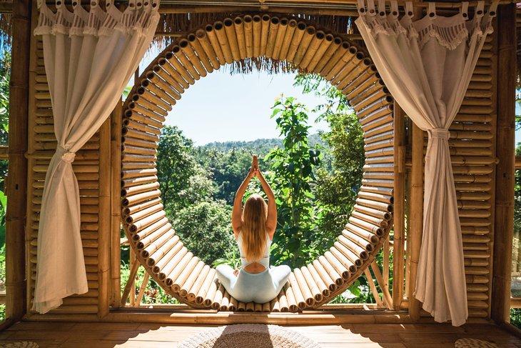 Yoga-Praxis in Bali