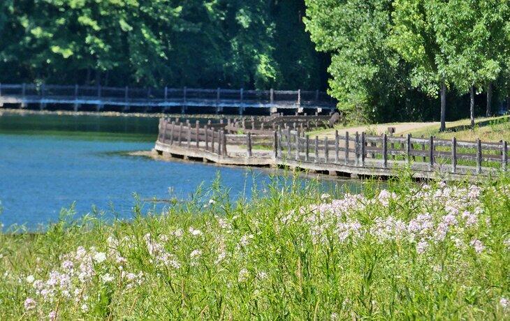 Été au parc Hawk Island à Lansing