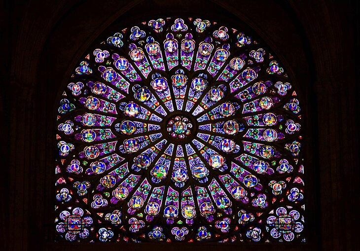 Vidrieras en Notre Dame