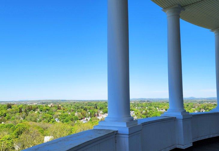Vue du sommet du Thomas Hill Standpipe