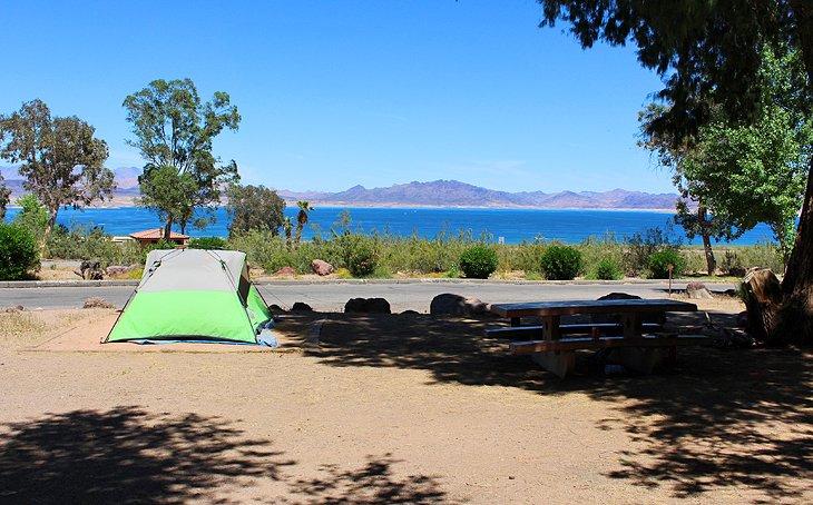 Camping Boulder Beach au lac Mead