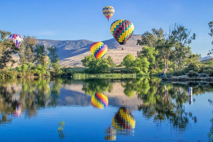 Montgolfières au-dessus de Temecula
