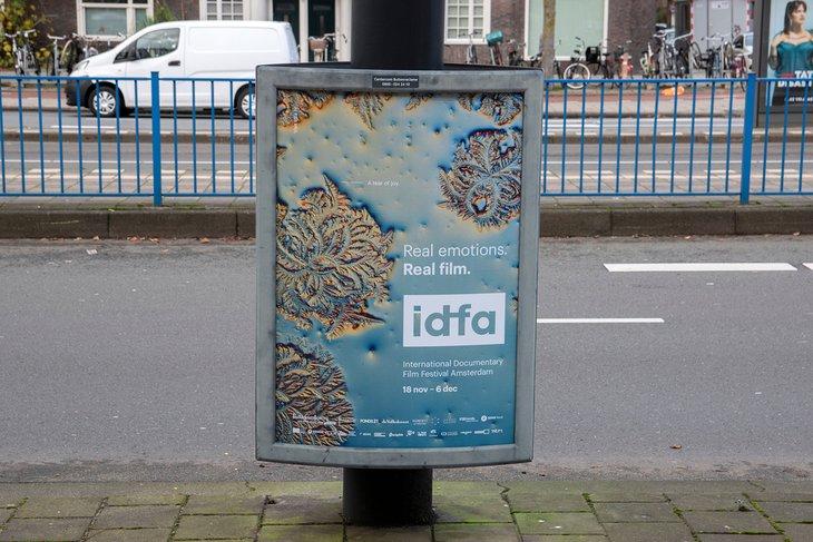 Billboard für das International Documentary Film Festival Amsterdam