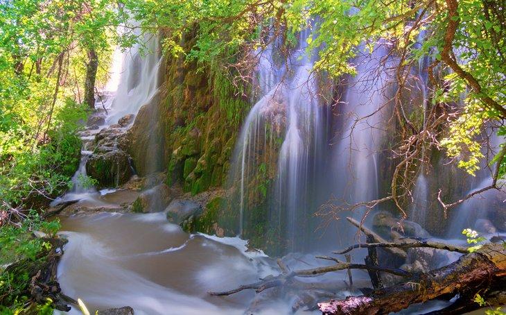 Cascadas Gorman en el Parque Estatal Colorado Bend