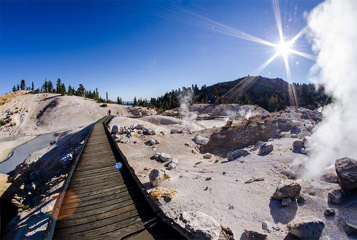 Región Bumpass Hell del Parque Nacional Volcánico Lassen