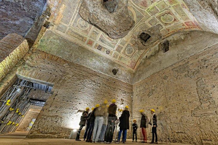 Ruinas restauradas de la Domus Aurea
