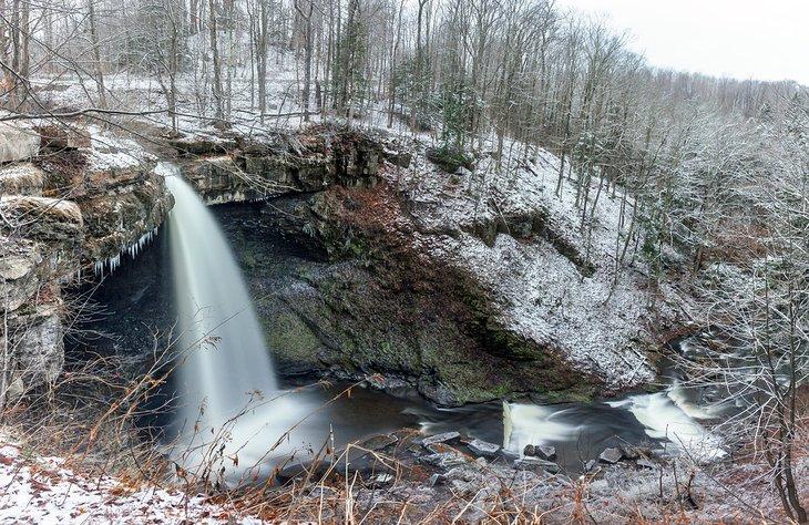 Cascadas Carpenter en invierno