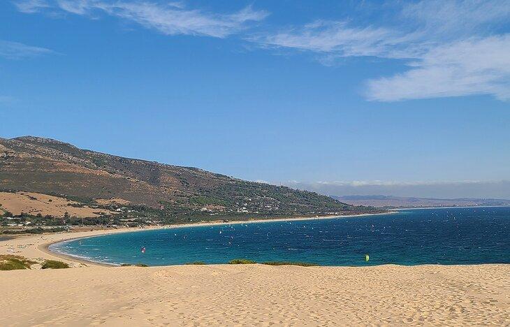Vue sur la plage de Valdevaqueros