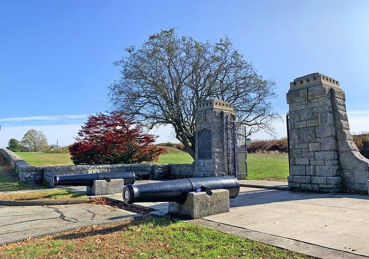 Canons au Fort Griswold
