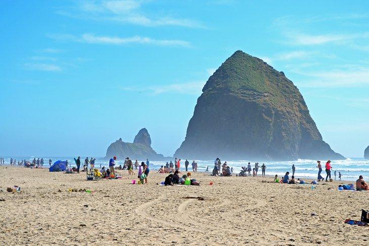 Haystack Rock en Cannon Beach