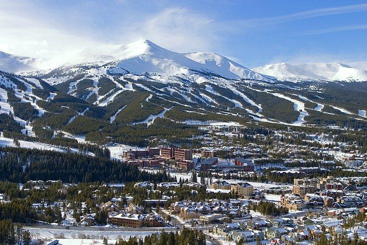 La ciudad y estación de esquí de Breckenridge