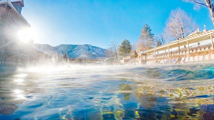 Aguas termales en Glenwood Springs