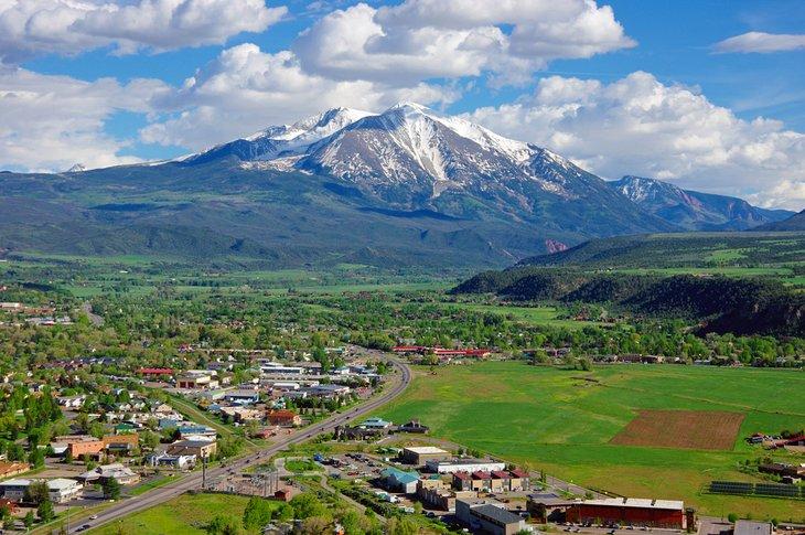Ausblick über Carbondale und Mount Sopris