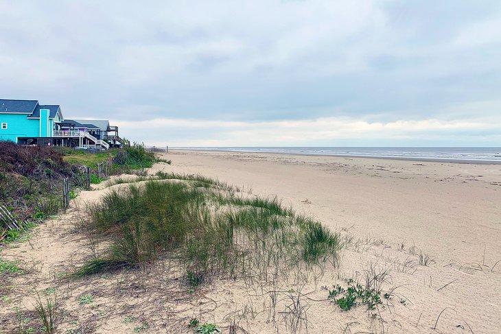 Plage ensoleillée de Galveston