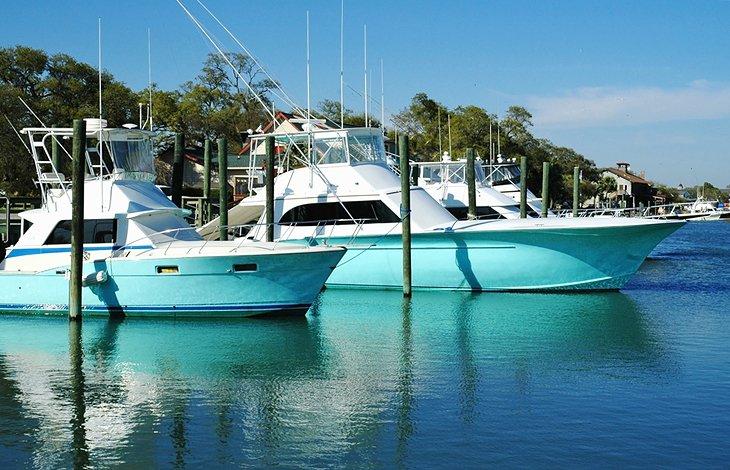 Bateaux de pêche, Myrtle Beach