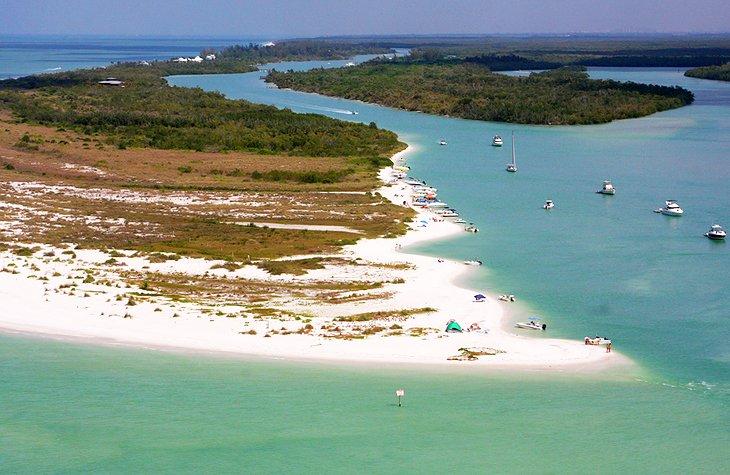 Vista aérea de Keewaydin Island