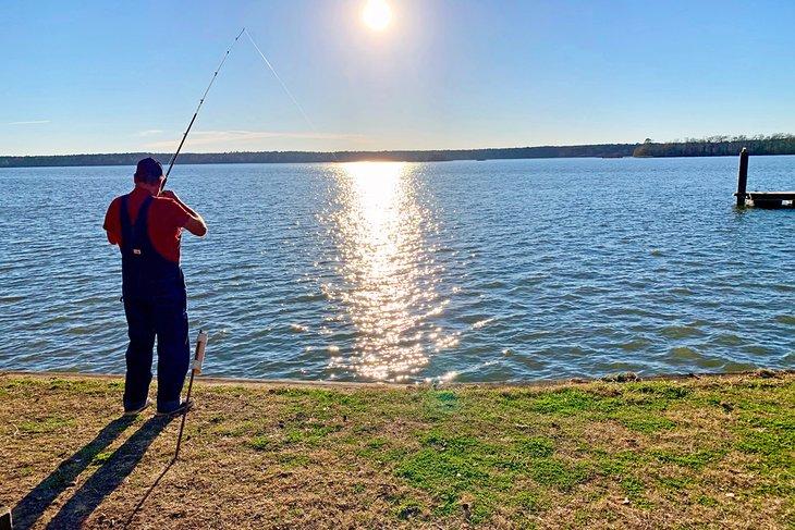 Pesca en el Lago Conroe