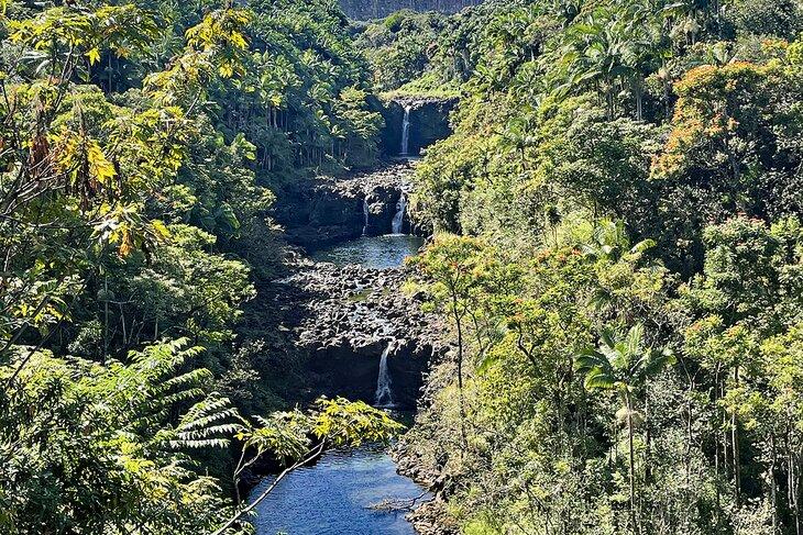 Chutes Umauma, Hilo, Grande Île, Hawaï
