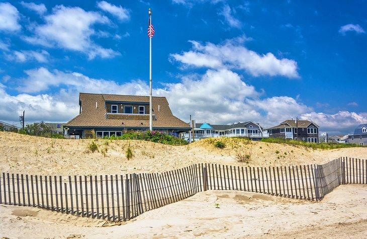 Casas frente a la playa en Ocean City