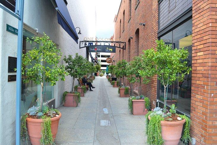 Callejón en Old Pasadena