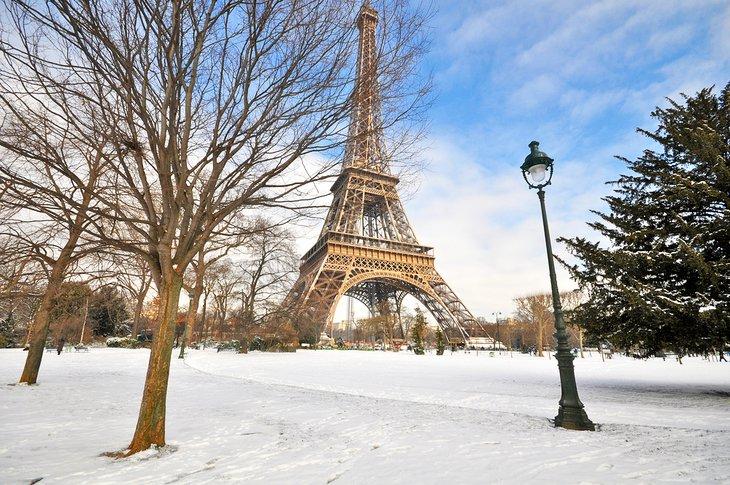 La Torre Eiffel en invierno