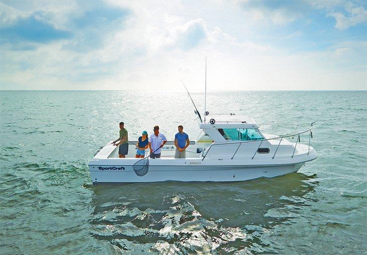 Charter de pesca en el Lago Erie