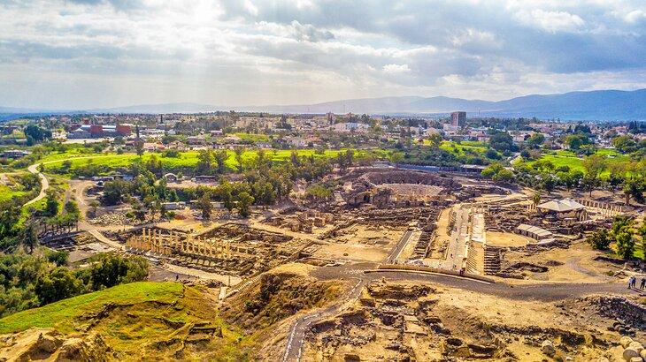 Panoramablick auf Beit Shean