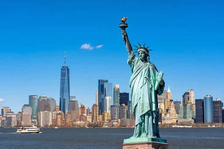 Manhattan y la Estatua de la Libertad