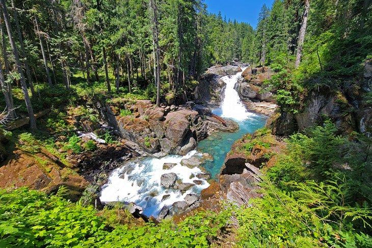 Cascadas Silver, cerca del Camping Ohanapecosh