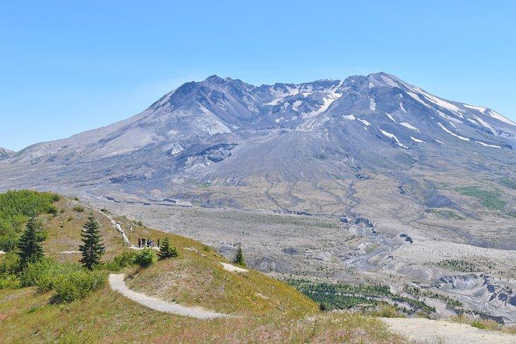Monte St. Helens desde el Observatorio Johnston Ridge