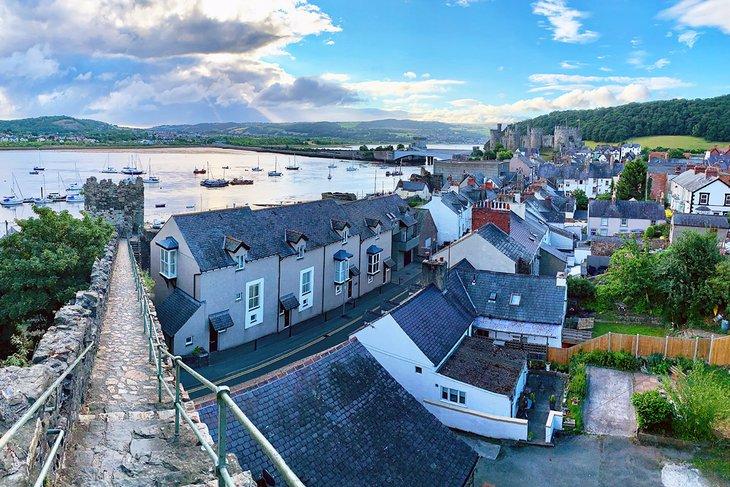 Conwy alte Stadtmauer