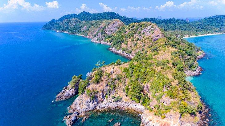 Vista aérea de Koh Ngai