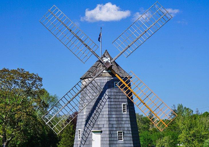 Molino histórico en Water Mill, Long Island, NY