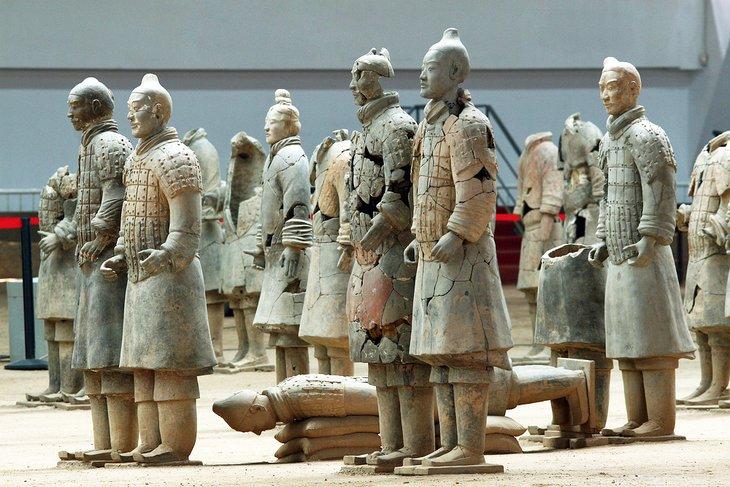 Guerriers en terre cuite à Xi'an
