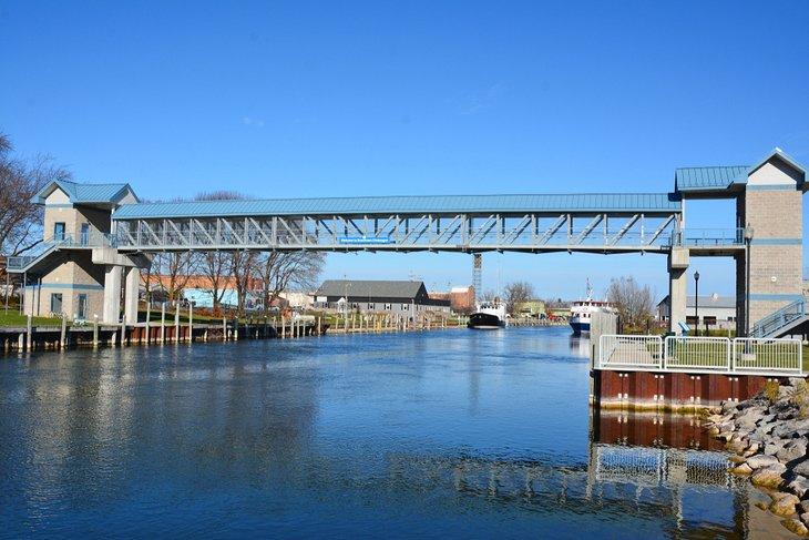 El Inland Waterway en Cheboygan