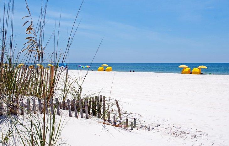 Schöner Strand von Gulf Shores