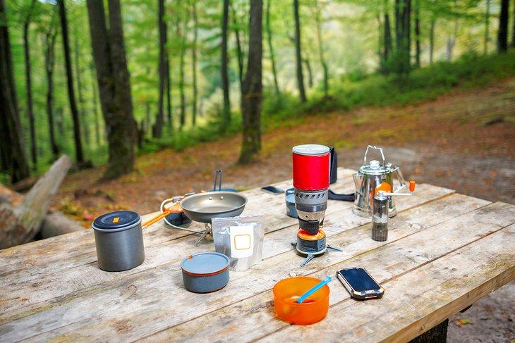Essentiels de cuisine de camping