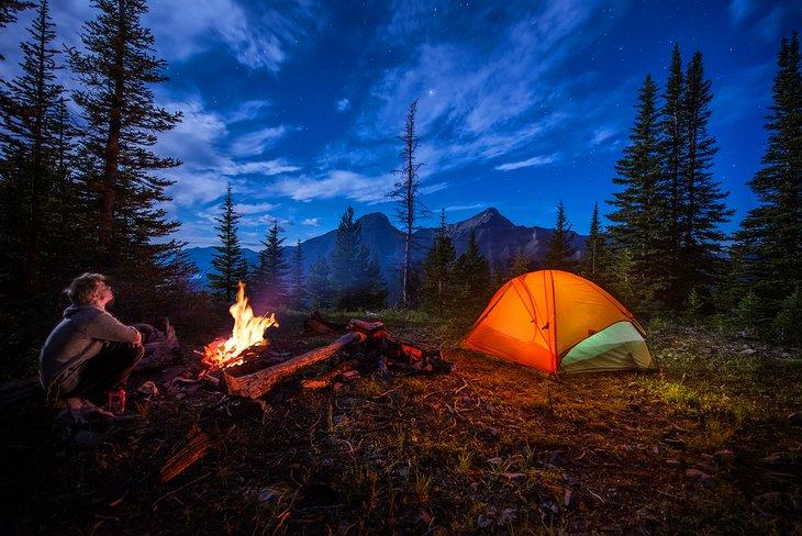 Un feu de camp confortable