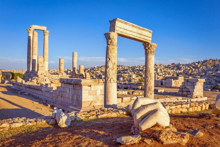 El Templo de Hércules en la Ciudadela de Amán