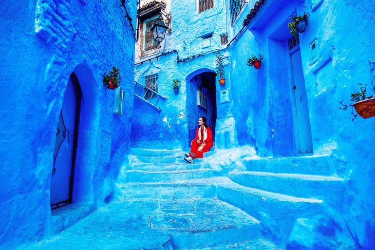 Chefchaouen in den Rif-Bergen nahe Tetouan