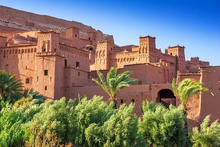 Die Kasbah von Ait Benhaddou in den Atlasbergen