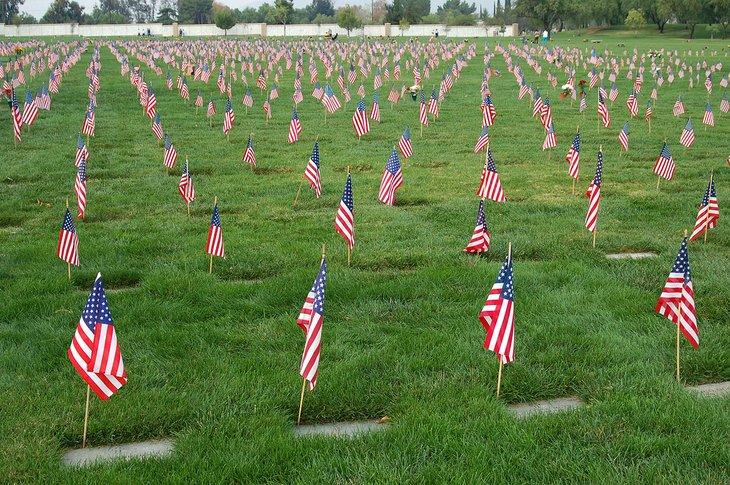 Veteran's Day at the Riverside National Cemetery