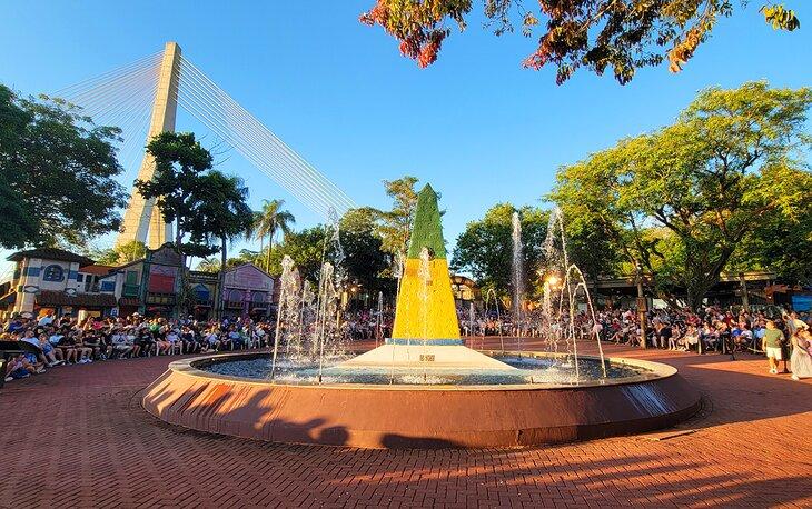 Fuente en Marco Das Três Fronteiras