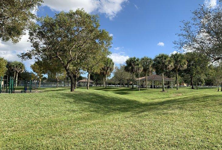 Picnicpavillons im Betti Stradling Park