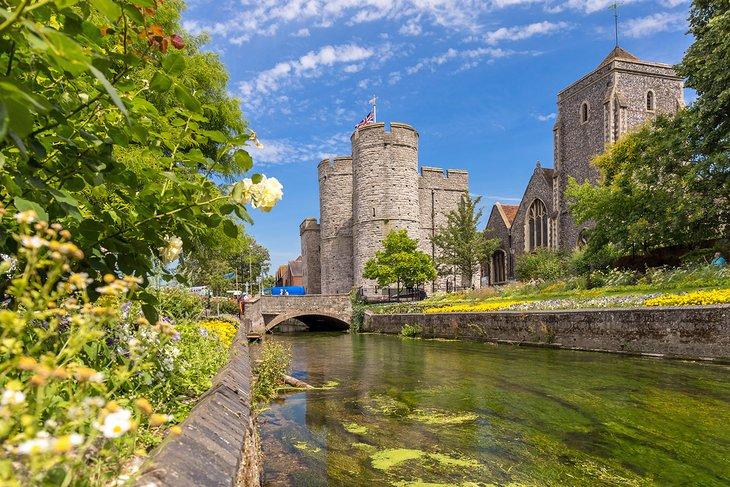 Canterbury en verano, Kent, Inglaterra