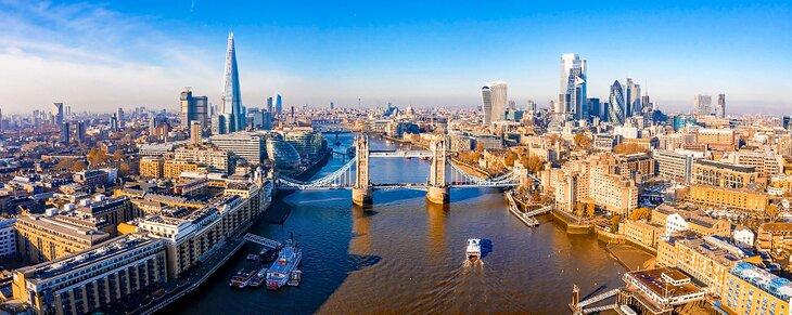 Vista aérea de Londres