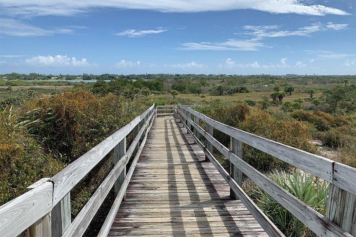 Un chemin dans le Jonathan Dickinson State Park