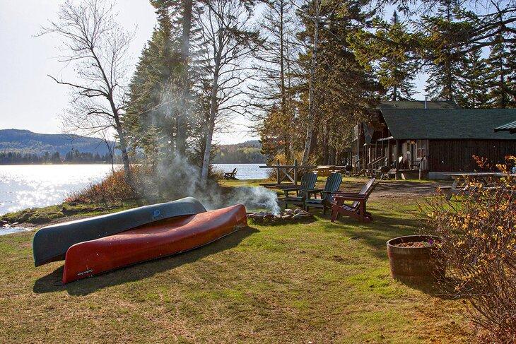 Abend im Tall Timber Lodge